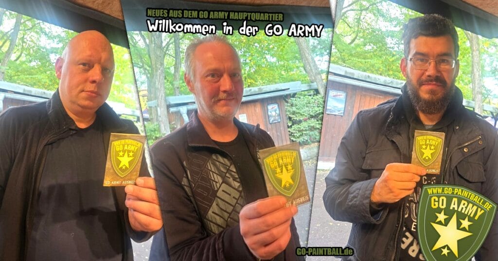 GO ARMY Paintball Community: neue Scouts im GO Paintball Adventure Park