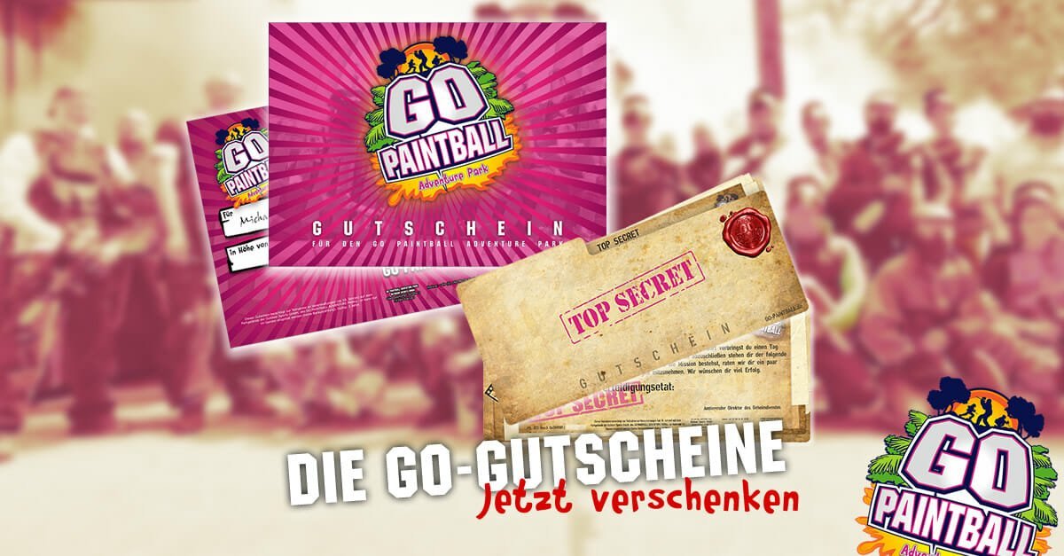 Die Go Paintball Gutscheine GO PAINTBALL ADVENTURE PARK