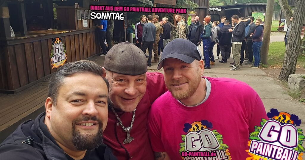 Paintball Spielfelder in Brandenburg – Crew und Gäste im GO Adventure Park