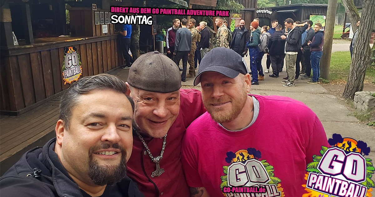 Paintball Spielfelder in Brandenburg – Crew und Gäste im GO Adventure Park