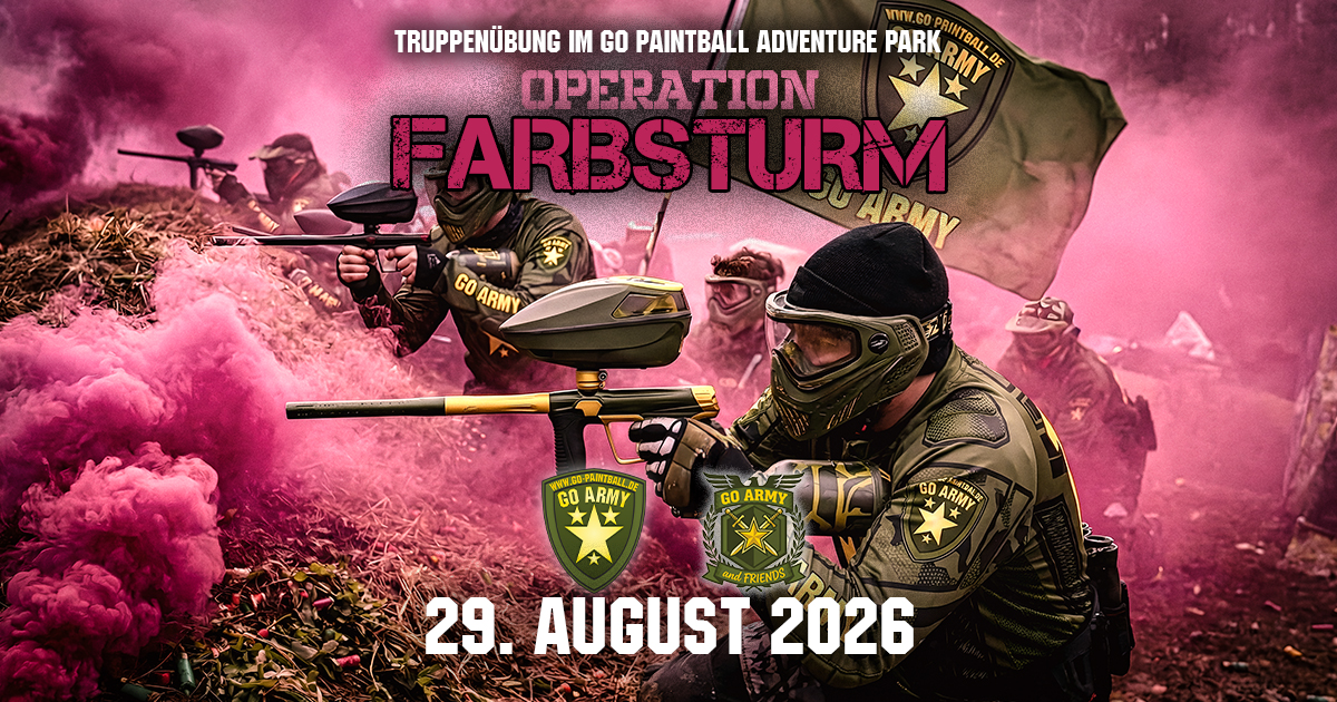 GO ARMY Spieltag – OPERATION FARBSTURM