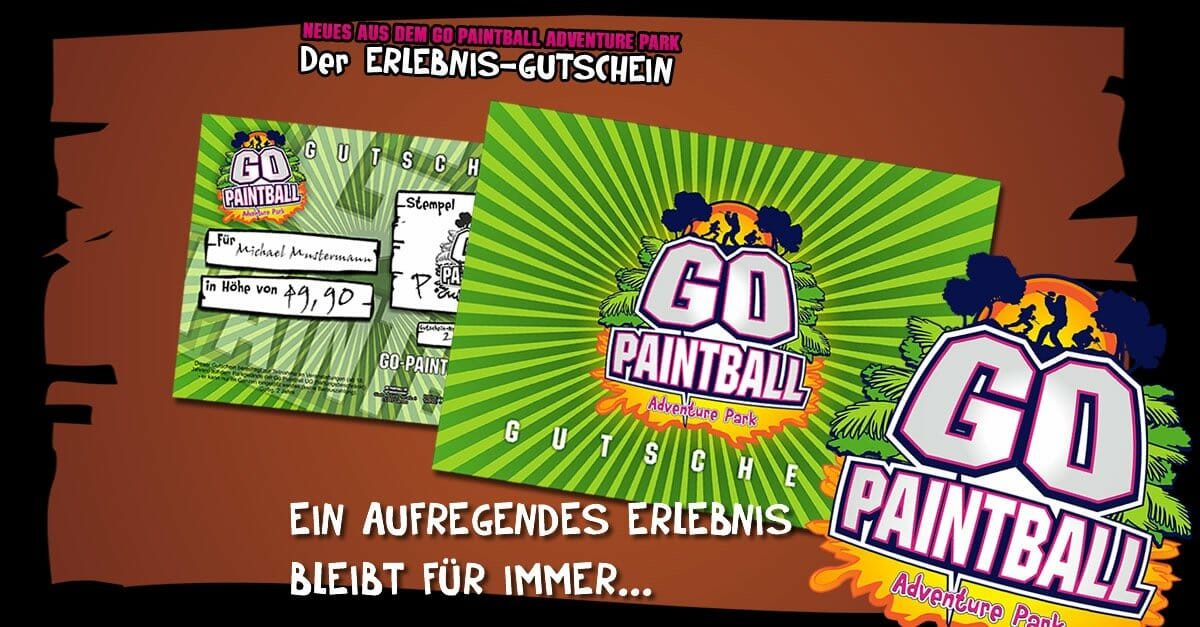 Der ErlebnisGutschein GO PAINTBALL ADVENTURE PARK